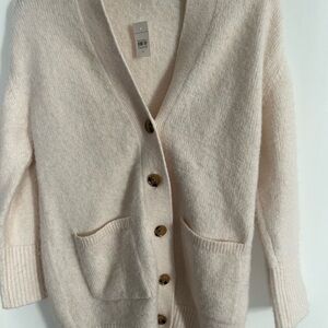 Ann Taylor Soft Cream Cardigan